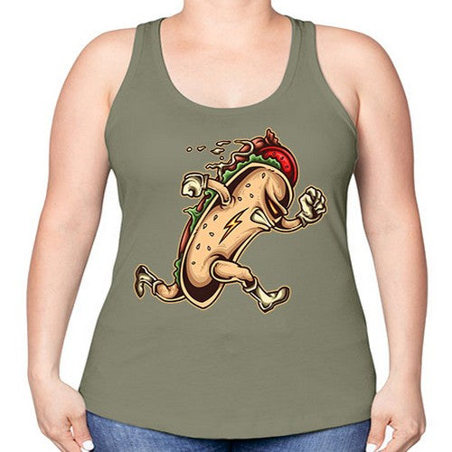 hot dog hero 159# - dogs -Racerback Tank