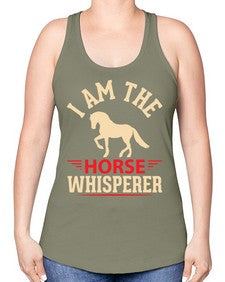i am the horse whisperer Style 3# - horse -Racerback Tank