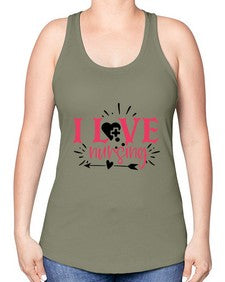 i love nursing Style 895# - nurse -Racerback Tank
