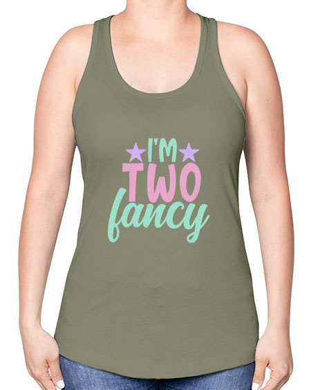 im two fancy Style 121# - kids -Racerback Tank