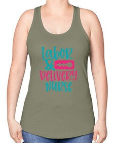 labor belivery nurse Style Style 1035# - nurse -Racerback Tank