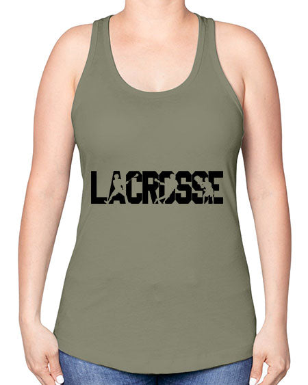 lacrosse 1# - lacrosse -Racerback Tank
