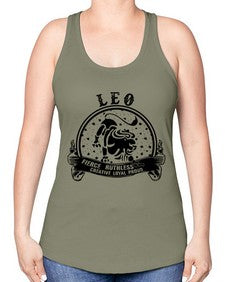 leo 17# - leo -Racerback Tank