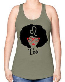 leo 298# - leo -Racerback Tank
