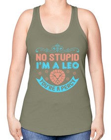 leo 306# - leo -Racerback Tank