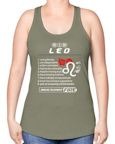 leo 307# - leo -Racerback Tank