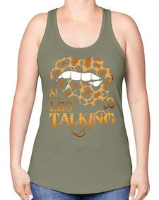 leo king 296# - leo -Racerback Tank