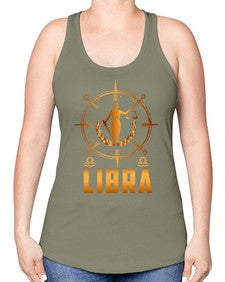 libra 135# - libra -Racerback Tank
