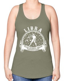 libra 26# - libra -Racerback Tank