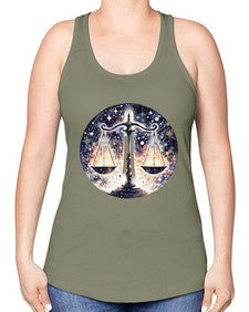 libra 343# - libra -Racerback Tank