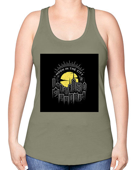 mooninthecity 2# - moon -Racerback Tank
