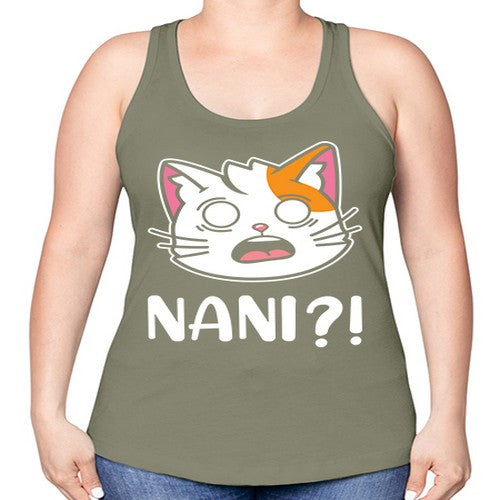 nani271# - anime -Racerback Tank