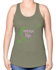 nurse life 1165# - nurse -Racerback Tank