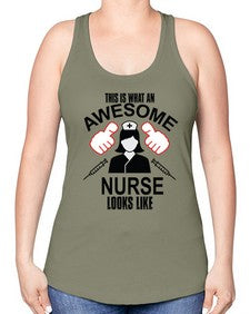 nurse tshirt 1213# - nurse -Racerback Tank
