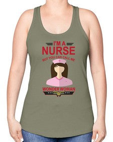 nurse tshirt 1215# - nurse -Racerback Tank