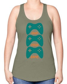 own your game 143# - video games -Racerback Tank