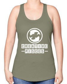 pisces 345# - pisces -Racerback Tank