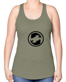 pisces 351# - pisces -Racerback Tank