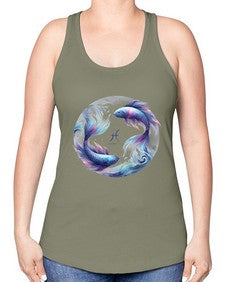 pisces 362# - pisces -Racerback Tank