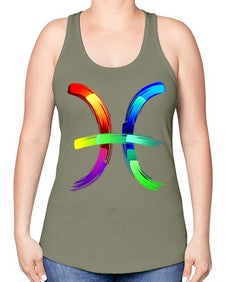 pisces 370# - pisces -Racerback Tank