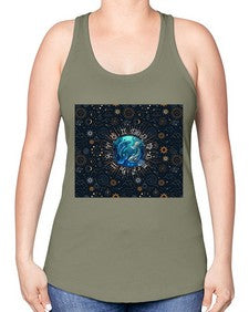 pisces Straight 366# - pisces -Racerback Tank