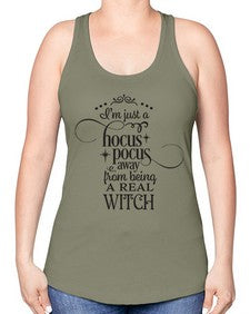 real witch 28# - witch -Racerback Tank