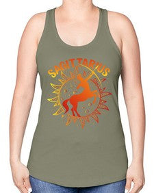 sagittarius 136# - sagittarius -Racerback Tank