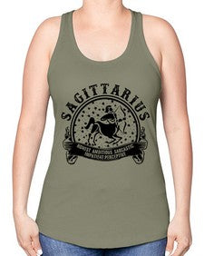 sagittarius 33# - sagittarius -Racerback Tank