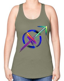 sagittarius 402# - sagittarius -Racerback Tank