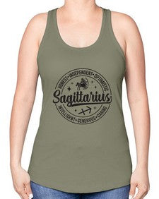 sagittarius 406# - sagittarius -Racerback Tank