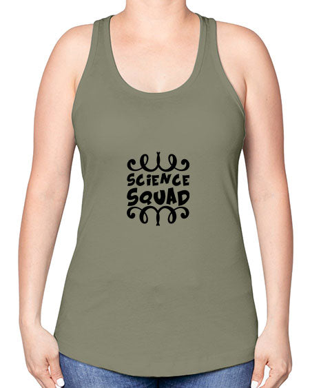 science squad 53# - general science -Racerback Tank