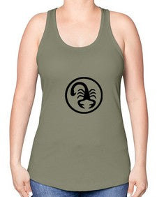 scorpio 452# - scorpio -Racerback Tank