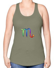 scorpio n 464# - scorpio -Racerback Tank