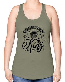 scorpio n king 465# - scorpio -Racerback Tank