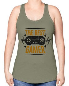 the best 154# - video games -Racerback Tank