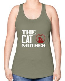 the cat mother Style 117# - cats -Racerback Tank