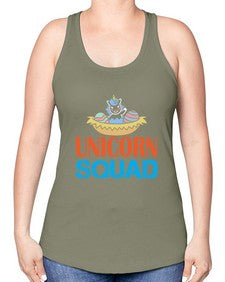 unicorn squad 485# - unicorn -Racerback Tank