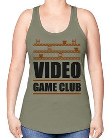video game club 160# - video games -Racerback Tank