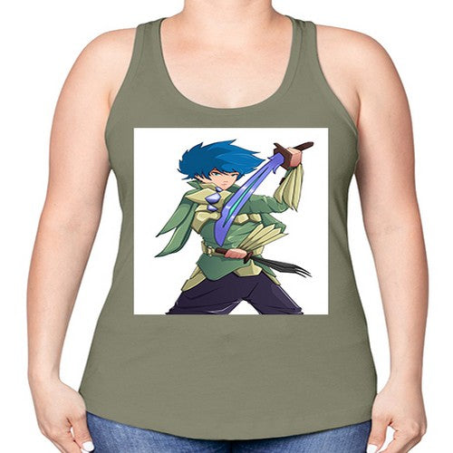 wind breaker21# - anime -Racerback Tank