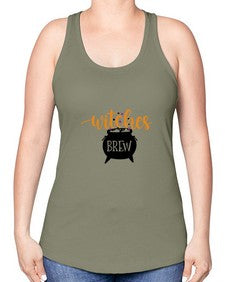 witches brew 6# - witch -Racerback Tank