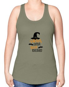 witches gotta stick together 5# - witch -Racerback Tank