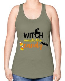 witchwaycandy 4# - witch -Racerback Tank