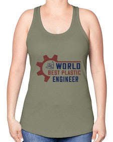 world best plastic engineer Style 477# - engineer -Racerback Tank