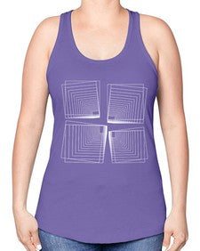 Abstract Shape 203# - art pop art -Racerback Tank