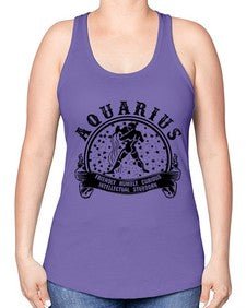 Aquarius 42# - aquarius -Racerback Tank
