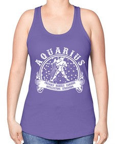 Aquarius 43# - aquarius -Racerback Tank