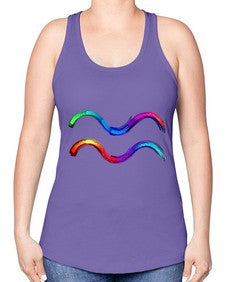 Aquarius 69# - aquarius -Racerback Tank