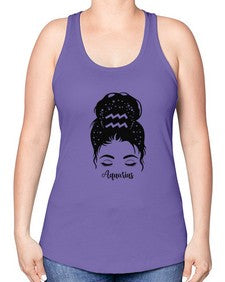 Aquarius Woman - aquarius -Racerback Tank