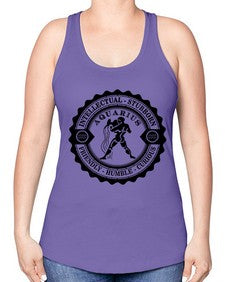 Aquarius balck 44# - aquarius -Racerback Tank