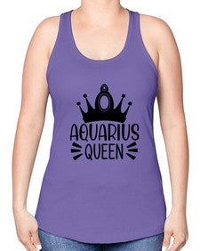 Aquarius queen 73# - aquarius -Racerback Tank